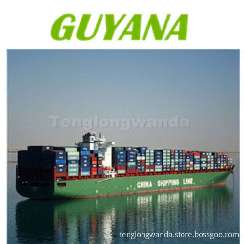 FCL LCL sea cargo to Georgetown of Guyana from Shanghai
